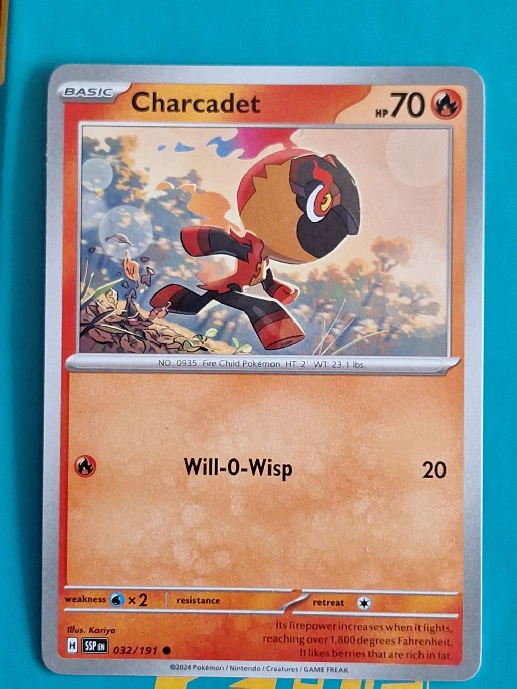 Pokémon Carte collezionabili: Charcadet - Pokemon Surging Sparks – Usato da Altstätten SG venduto da GGsGameshop