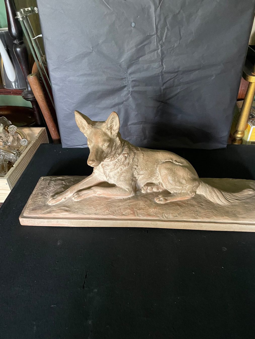 Skulpturen & Statuen: Schäferhund – Gebraucht aus Forch von ESELSTEIN