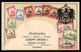 Deutsch-Ostafrika, Briefmarken der Kolon