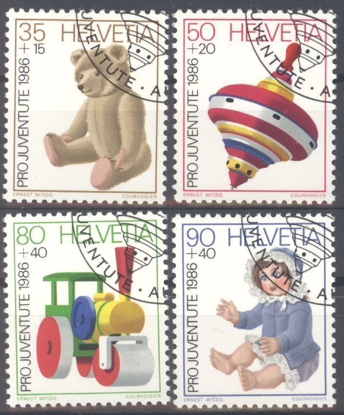 Tutti i francobolli: Pro Juventute 1986, ET, gummiert – Usato da Willisau venduto da Vollstempel