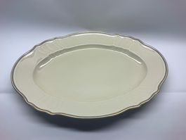Rosenthal Germany Servierplatte / ovale Porzellanplatte mit