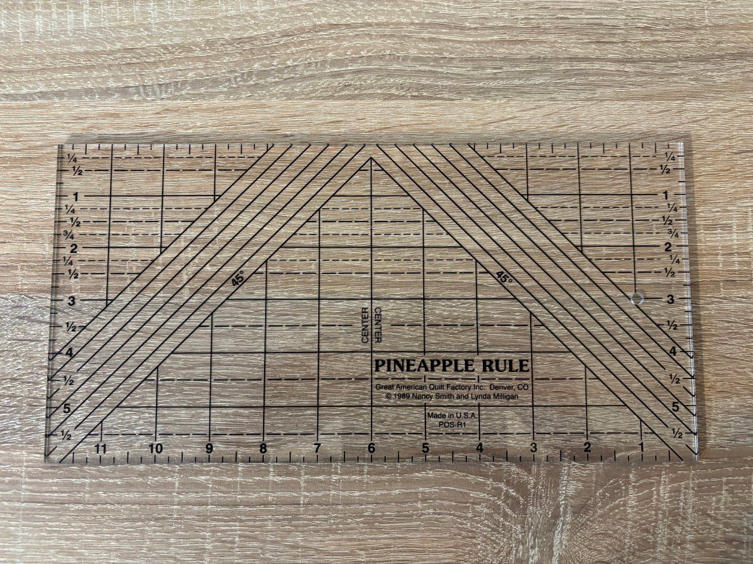 Placchette & Badge: Rollschneider Pinneaple Rule – Usato da Pfäffikon SZ venduto da Desideria0