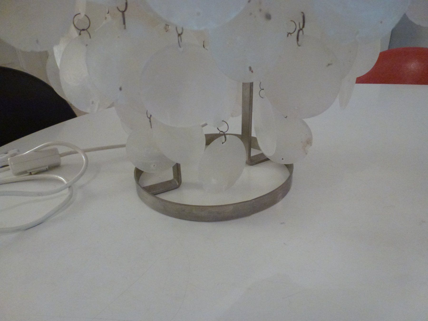 Lampade: Tischlampe Fun, Panton Muschelplatten – Usato da Zürich venduto da Luftibus01 3