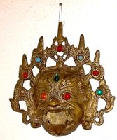 Tibetanisches Bronze Räugergefäss "Mahakala Kopf"