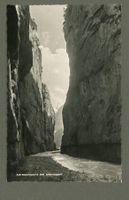 AK sw Aareschlucht BE bei Meiringen ≈ 1950 