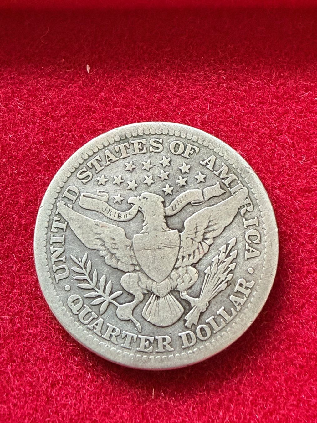 Tutti le monete: Quartter Dollar USA 1907 Barber - Silber 900/1000 – Usato da Gams venduto da Rhi-Taler 1