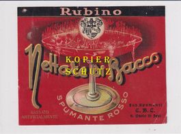 Etikette - Nettare di Bacco (Spumante rosso) /bd