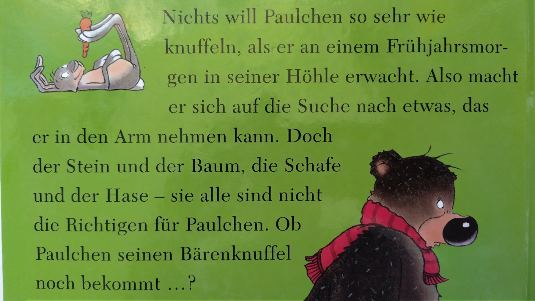 Libri: Wer knuffelt mit Bär Paulchen? / Grosses Bilderbuch – Usato da Bellach venduto da JingleJerry 8