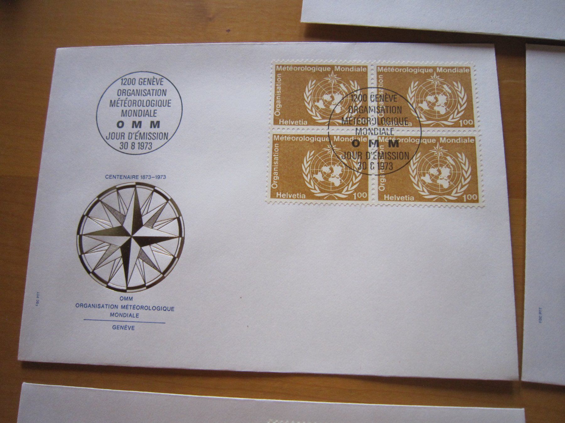 Tutti i francobolli: GA 1973 FDC Serie Einzeln und 4er – Usato da Gordola venduto da Polentaefung 5