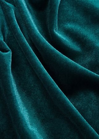 Calliope tannengrünes Samtkleid Etuikleid Grösse XS