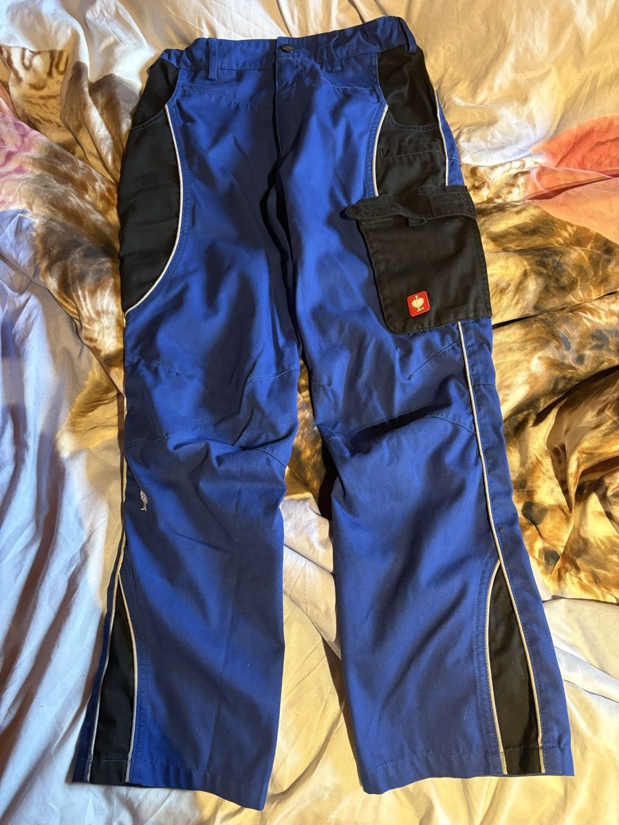 Engelbert Strauss Pantaloni: Engelbert Strauss blau Grösse 146/152 – Nuovo (secondo la descrizione) da Ried (Frutigen) venduto da sosonsa