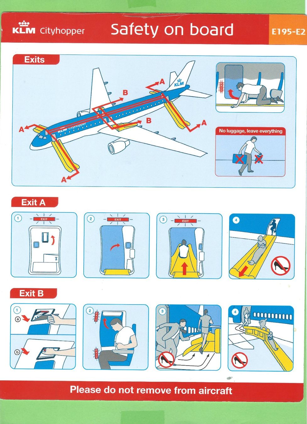 Karten: KLM Cityhopper E195-E2 – Gebraucht aus Zürich von t24_de 1