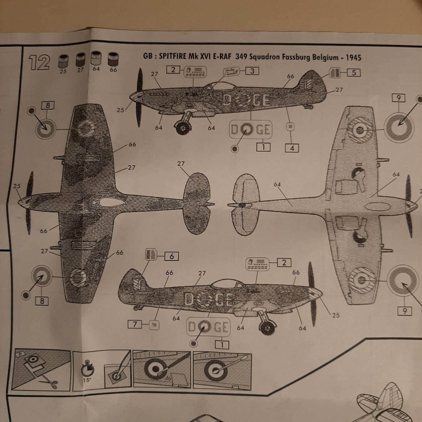 Heller Kit di modellismo & Modellini statici: 2048 ... Supermarine Spitfire Mk XVI e ... Heller 80282 – Usato da Bonstetten venduto da Benibanny59 1