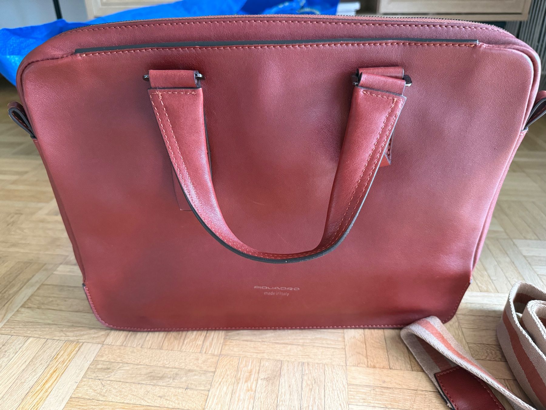 Piquadro Valigie & Borse: Piquadro Laptoptasche Leder mit Tragegurt – Usato da Zürich venduto da fra_yq25 1