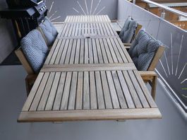 Outdoor Gartentisch ausklappbar