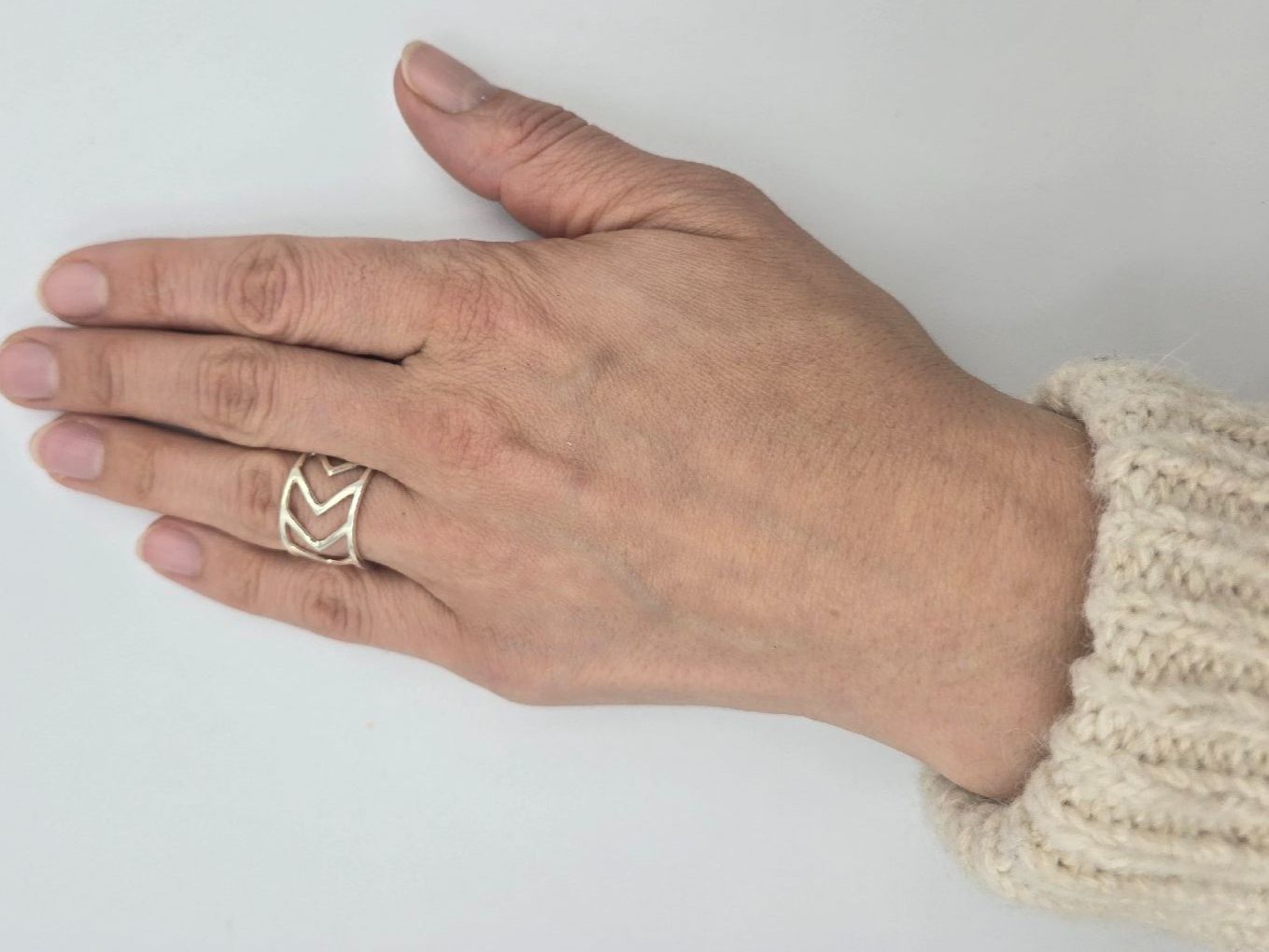Anelli: Ring Silber 925 Gr. 56 – Nuovo e nell'imballaggio originale da Zug venduto da gold.schmuck 1