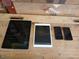 2 IPHONE 4 A1332, 1 IPAD MINI A1432 UND 1 IPAD A1395 16GB