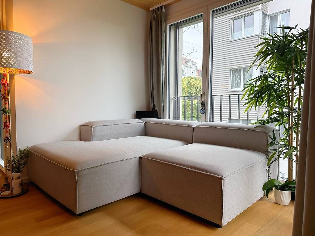 Divani: Modernes modulares Ecksofa Beliani APRICA - hellgrau – Usato da Meilen venduto da mim_bqf7 1