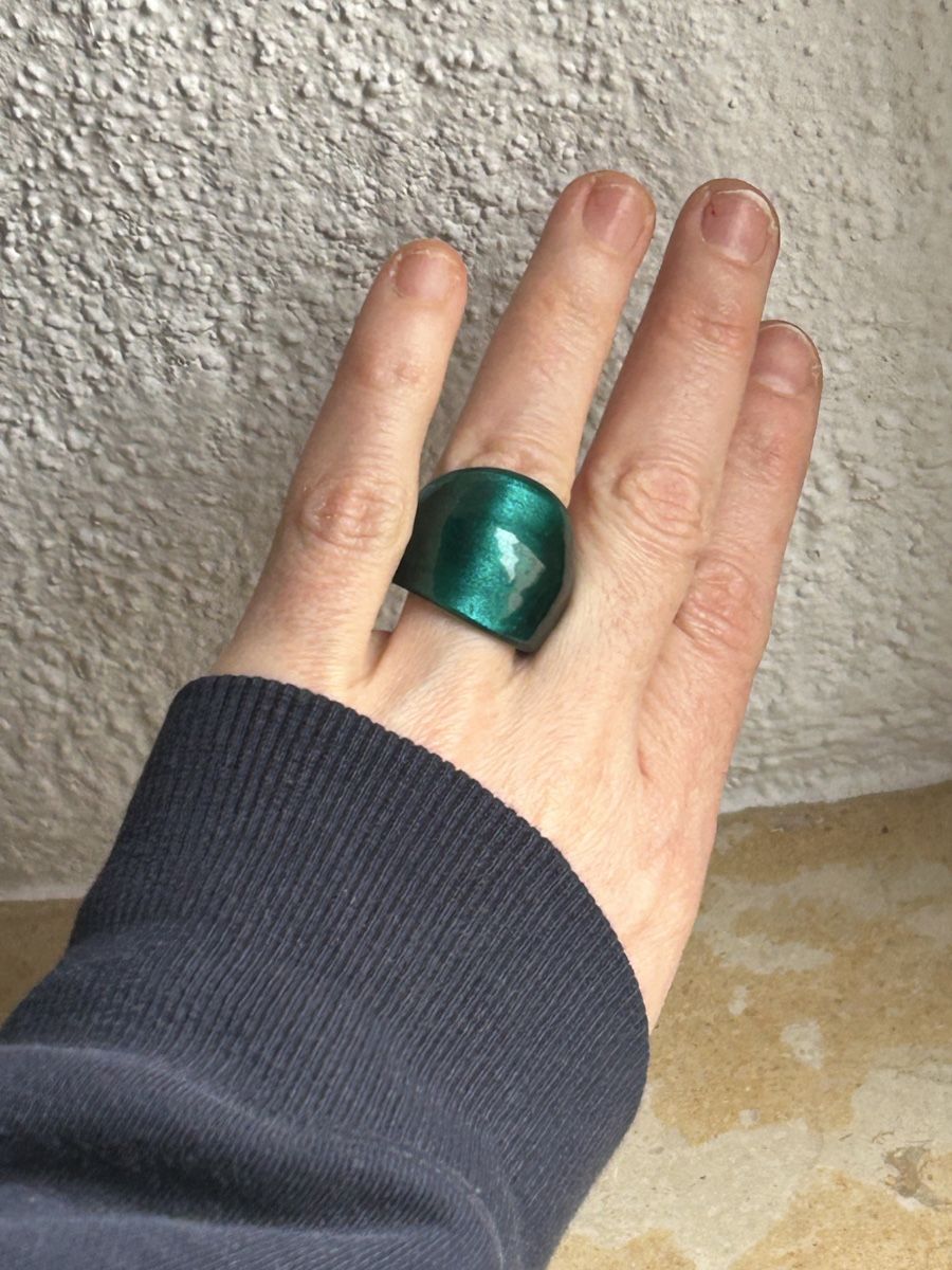 Anelli: Smaragdgrüner Ring Gr. 56/17 – Usato da Laufen venduto da Bellavitaboom 4