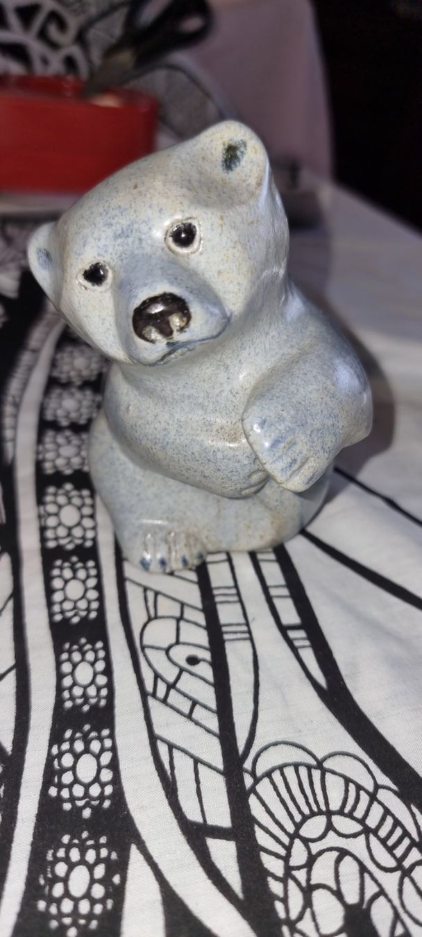 Figuren: Nittsjö Thomas Hellström Polarbär Keramik Figur – Gebraucht aus Zürich von Daniela51
