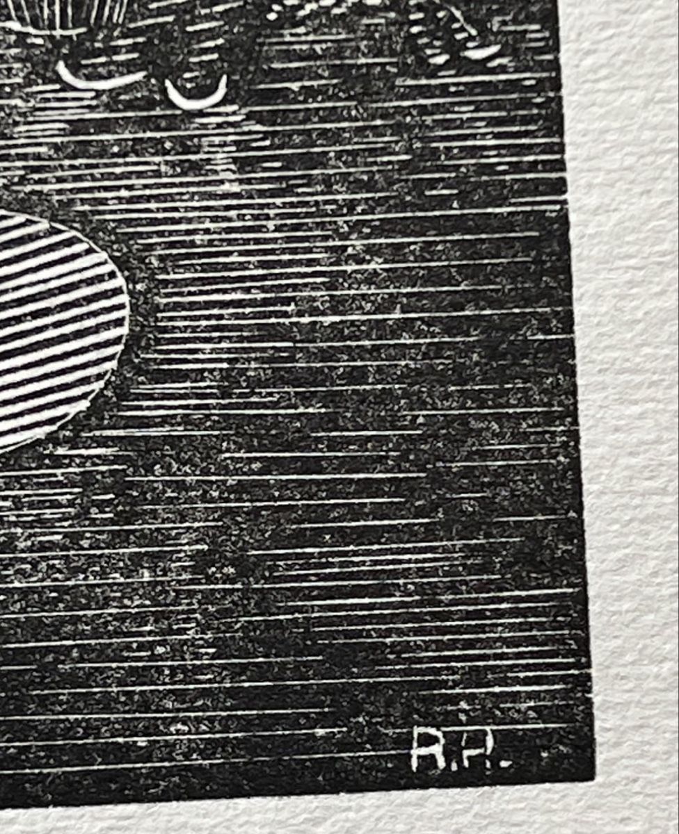 Grafica & Litografie: Robert Hainard, Holzschnitt – Usato da Rain venduto da Pic-Ass 2