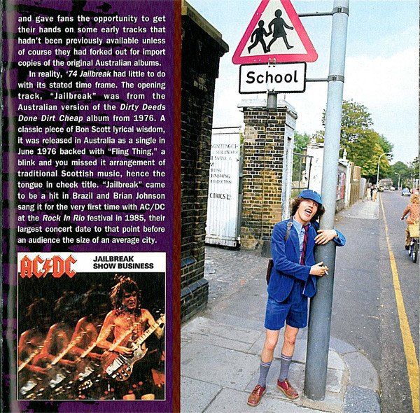 CDs: AC DC '74 JAILBREAK Angus Young Malcolm Young Hard Rock CD – Gebraucht aus Kandergrund von Sososo 6