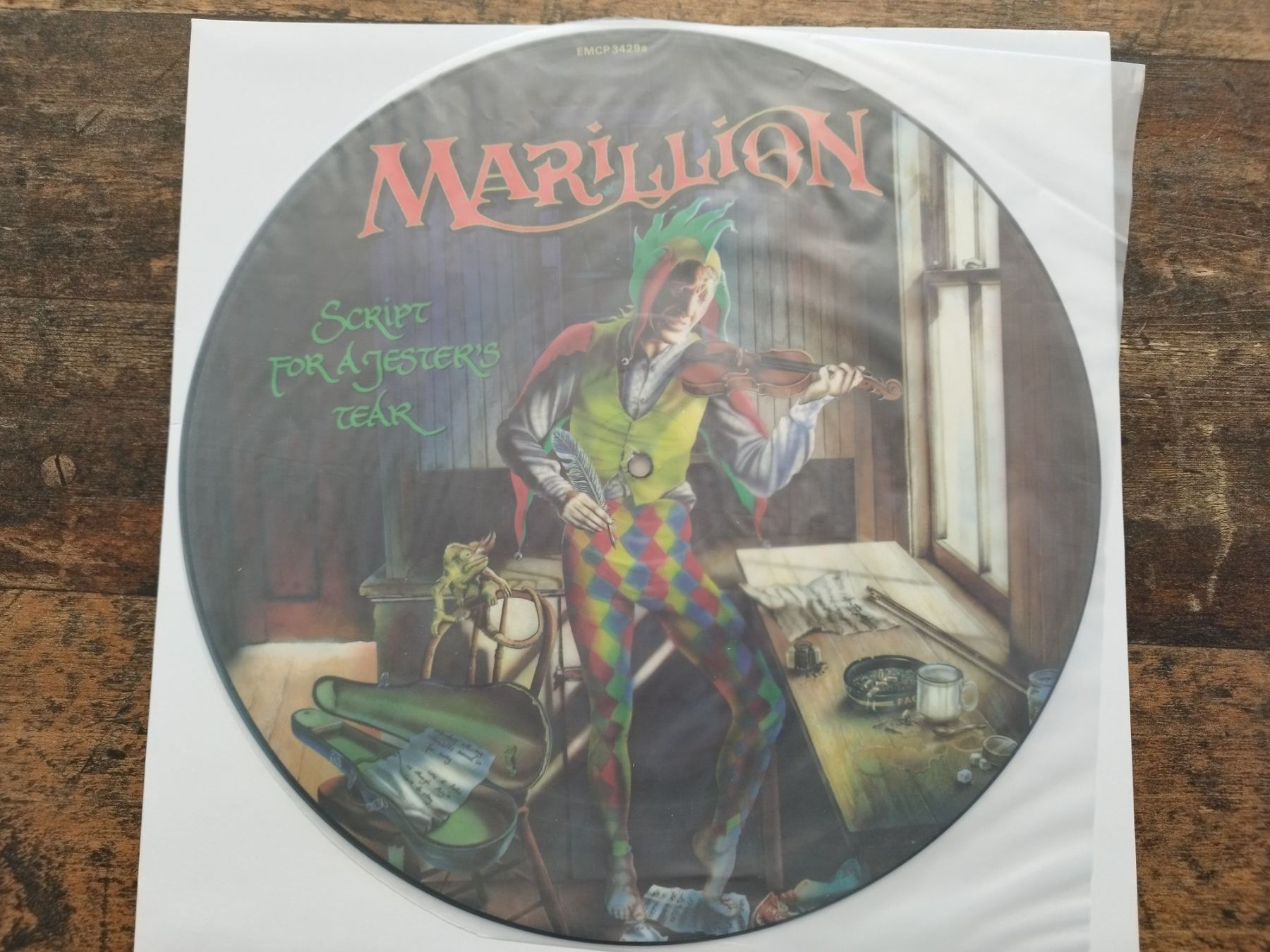 Dischi in vinile: Marillion "Script For A Jester's Tear" Picture Disc UK rar – Usato da Lupfig venduto da fred-feuerstein