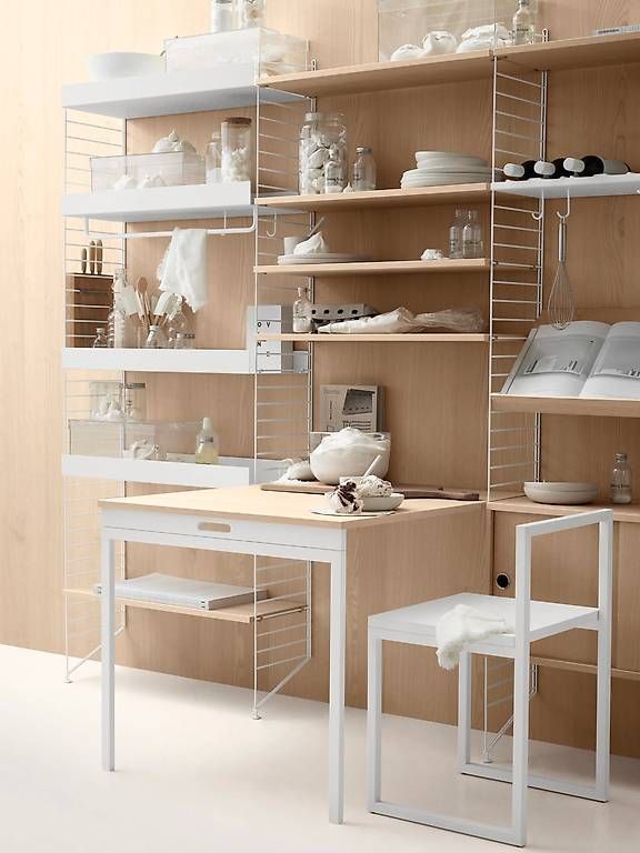 Tavoli: String System Klapptisch, x 2 – Nuovo e nell'imballaggio originale da Zürich venduto da a_duerer