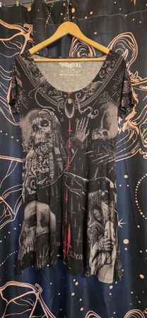 Gothic Kleid von Disturbia Gr.XL