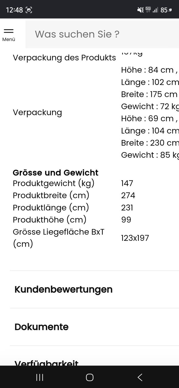 Conforama Divani: Ecksofa mit Schlaffunktion und Garantie – Nuovo (secondo la descrizione) da Rothrist venduto da Nanua24 4