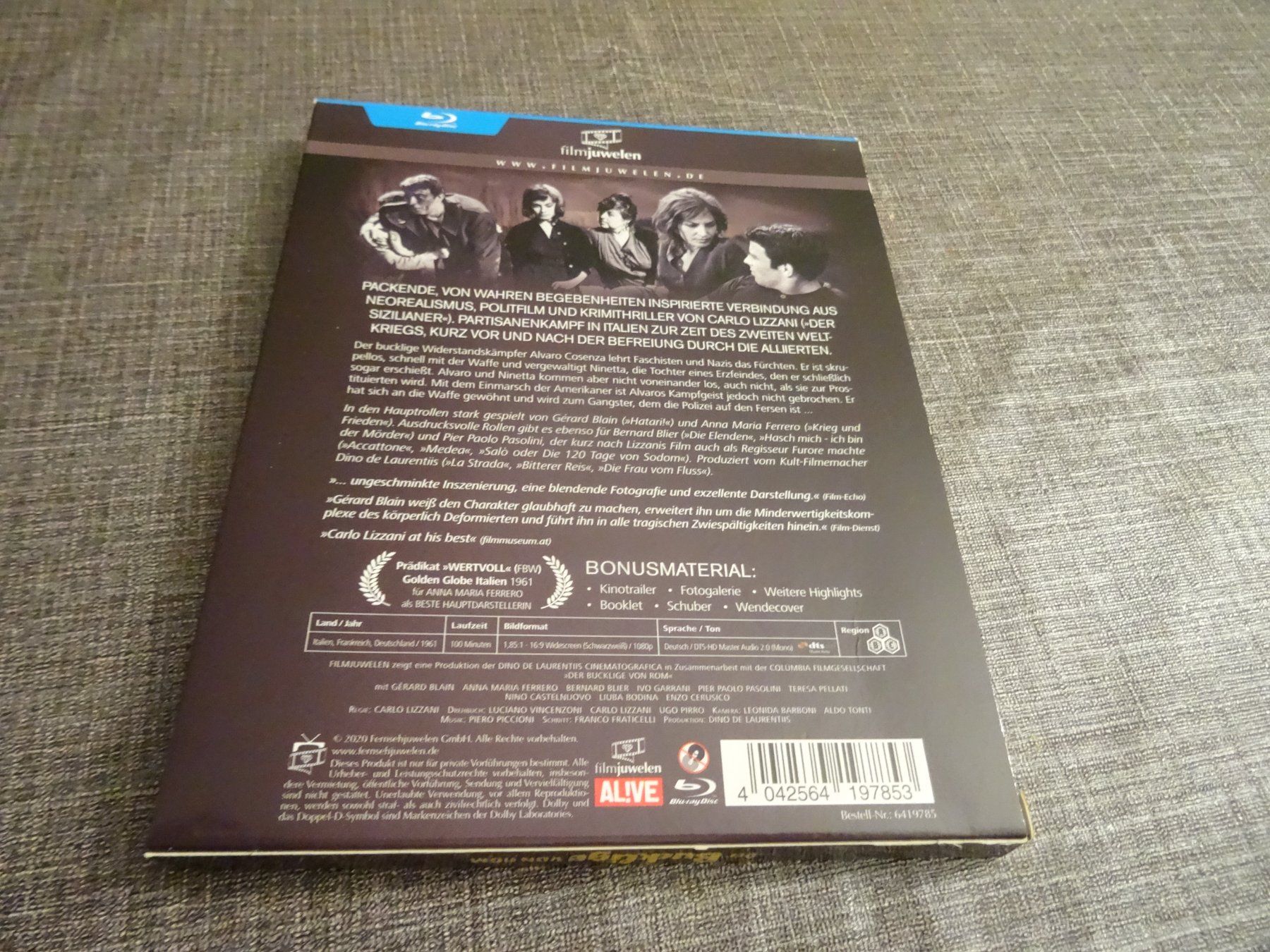 Tutti i DVDs: Blu-ray Der Bucklige von Rom – Usato da Olten venduto da Disc-Verkauf 1