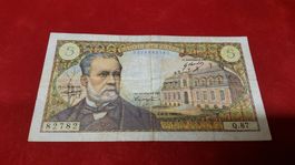 Frankreich 5 Francs Geldschein 1969 C.0-2 Historisch selten