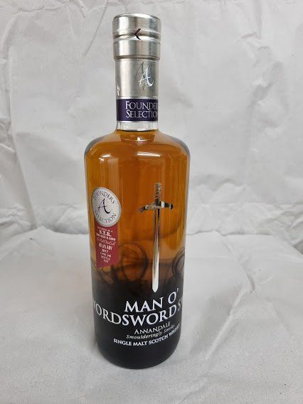 Spirituosen: Annandale 2017 Man O' Sword Ex Red Wine Cask No. 348 – Neu (gemäss Beschreibung) aus Meggen von baerli1976