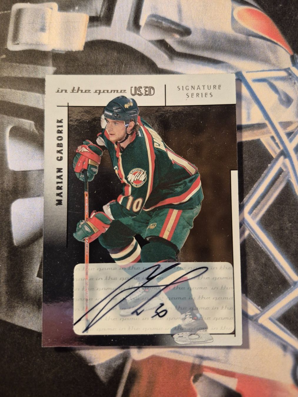 NHL Carte collezionabili: NHL Marian Gaborik Minnesota Wild – Usato da Treiten venduto da Sauber73