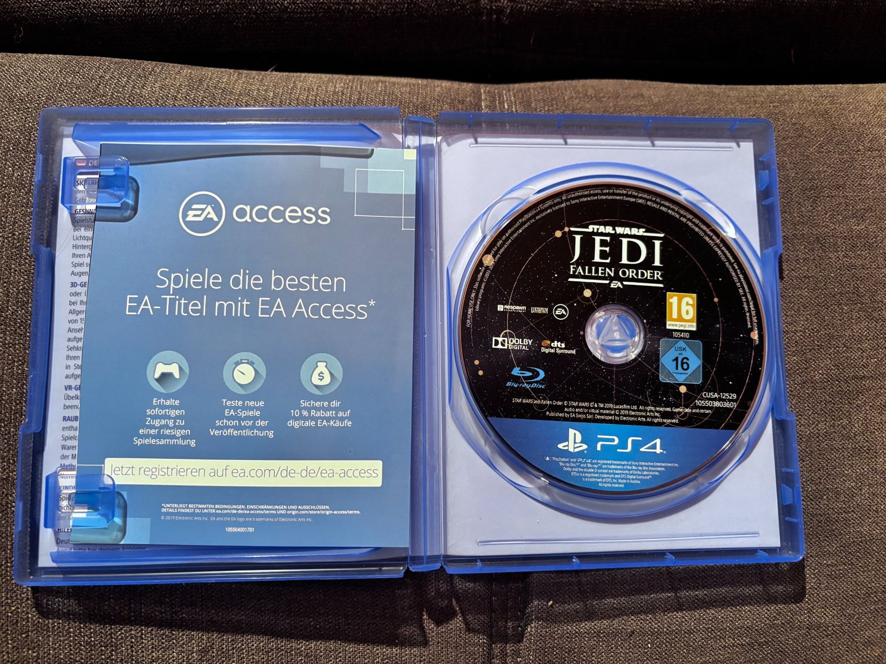 PS4 Spiel Star Wars JEDI Fallen Order-Deluxe Edition (Neu (gemäss ...