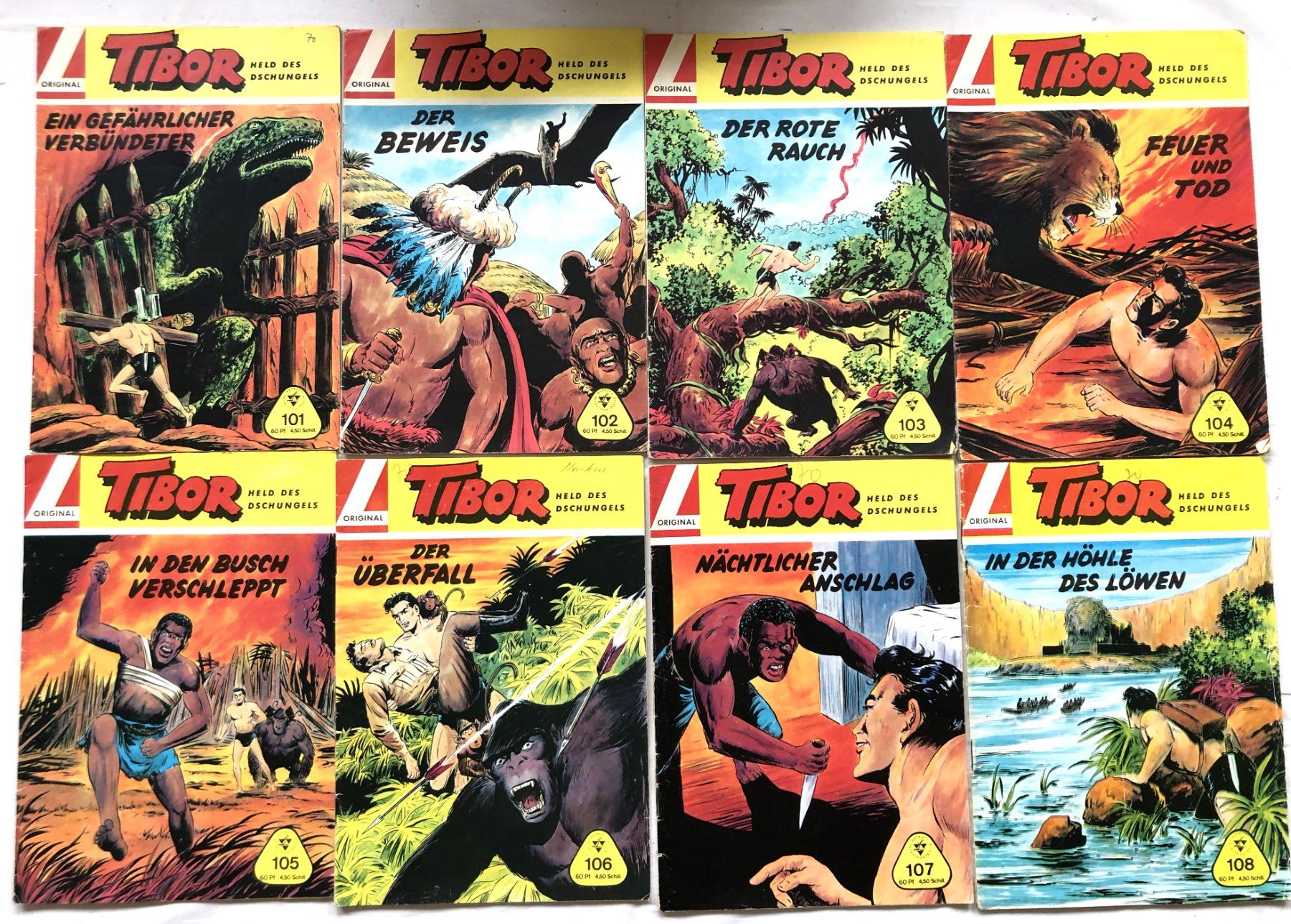 Comics: 28x Hefte - TIBOR - HELD DES DSCHUNGELS - Nr.85-112 – Gebraucht aus Schaffhausen von durruti 5
