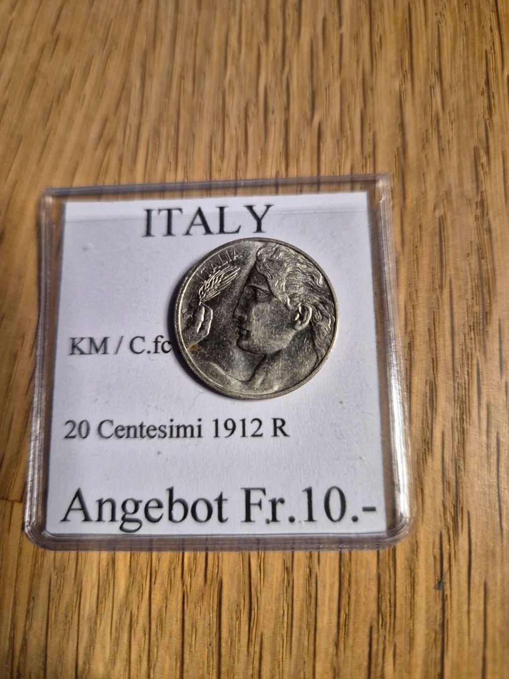 Tutti le monete: Italien - 20 Centesimi 1912 - selten! – Usato da Mels venduto da Goldenfalcon 1