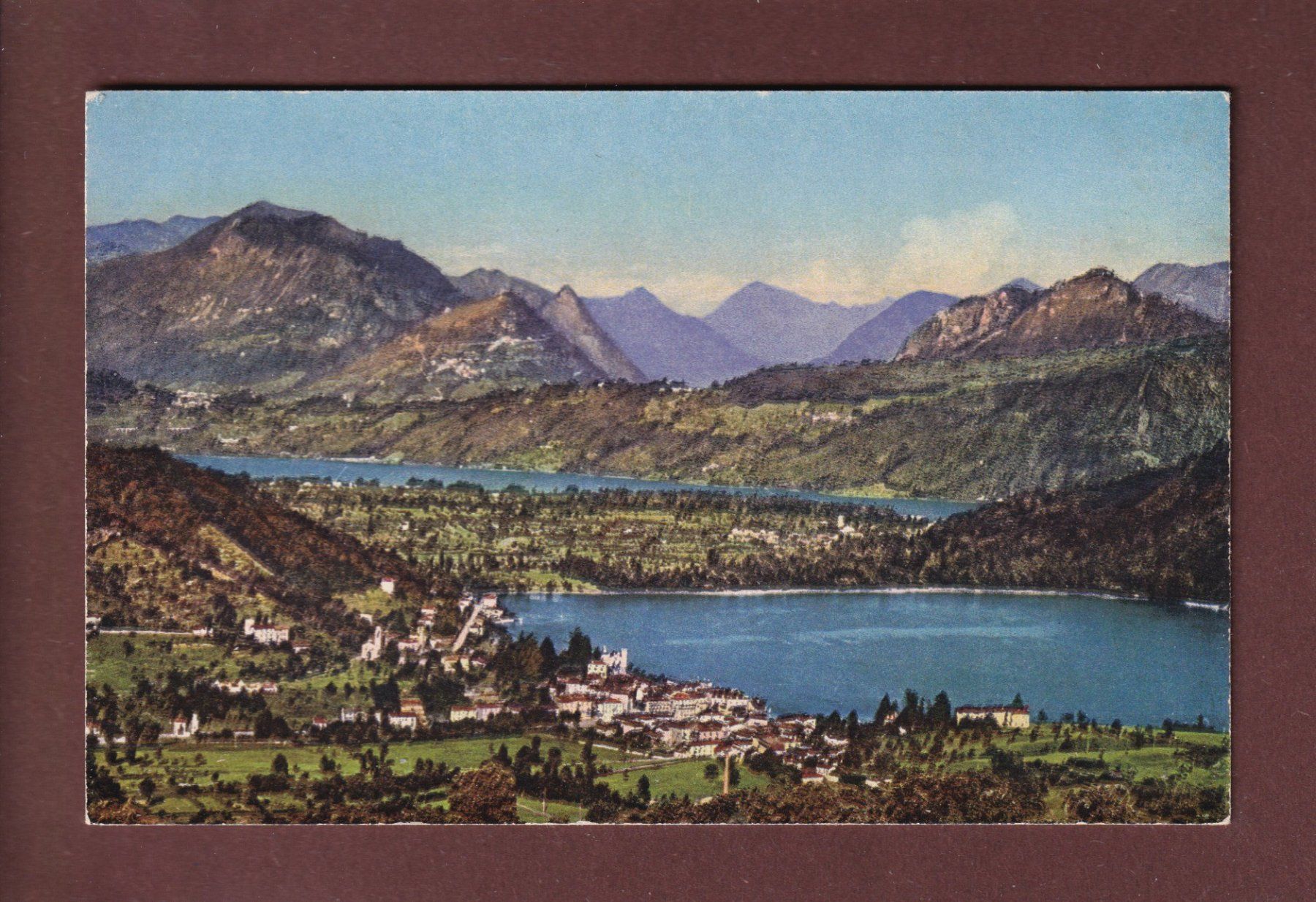 Cartoline postali: PONTRE TRESA – Usato da Pully venduto da nicecards