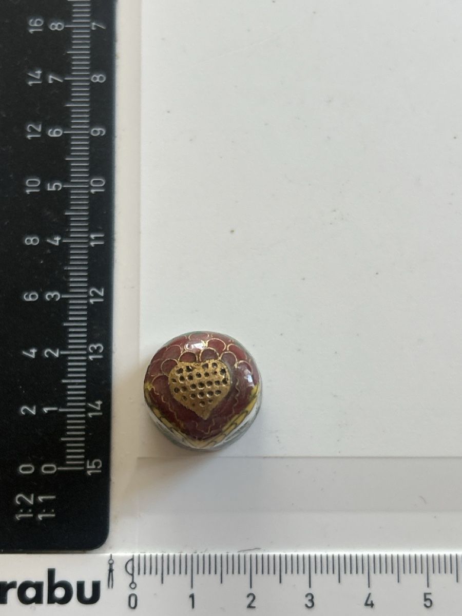 Ditali: Fingerhut Eule Cloisonné Emaille Souvenir(S35) – Usato da Neuenhof venduto da SchnaeppliAllerlei 1