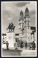 AK Zürich, Hans Waldmann-Denkmal, 1937