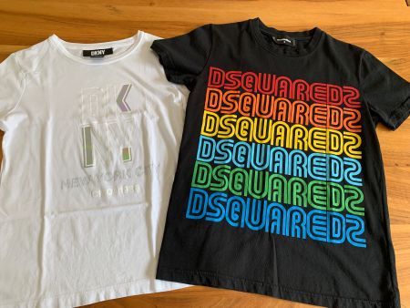 DSQUARED2 + DKNY 2 Marken T-Shirts Gr. S wie NEU