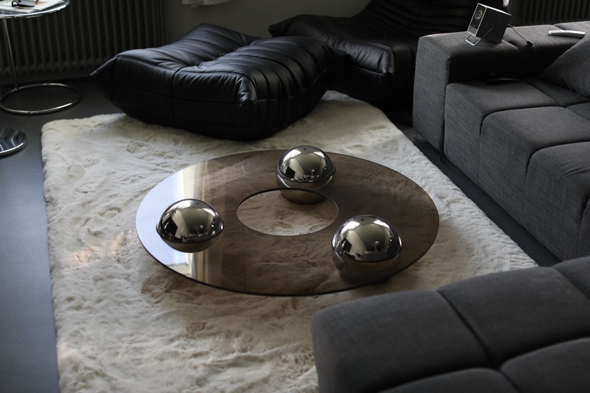 Gläser: Couchtisch Glas rund – Gebraucht aus Luzern von mat.jones