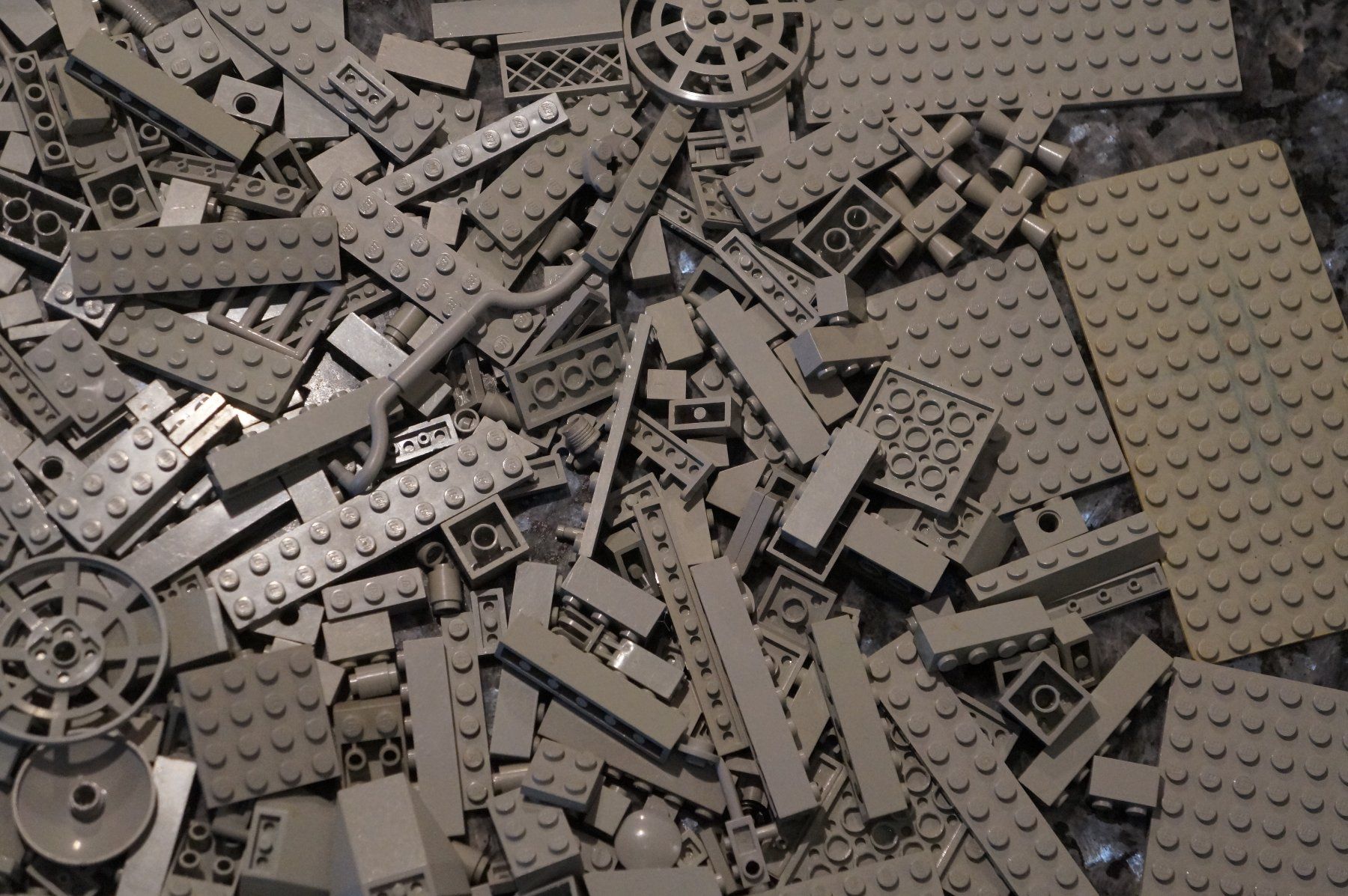 Lego Giocattoli: Lego Lot in der Farbe althellgrau. – Usato da bronschhofen venduto da blackpearl01 8