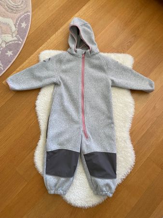 Softshell Fleece Overall Mikk-Line Grösse 92, Top Zustand!