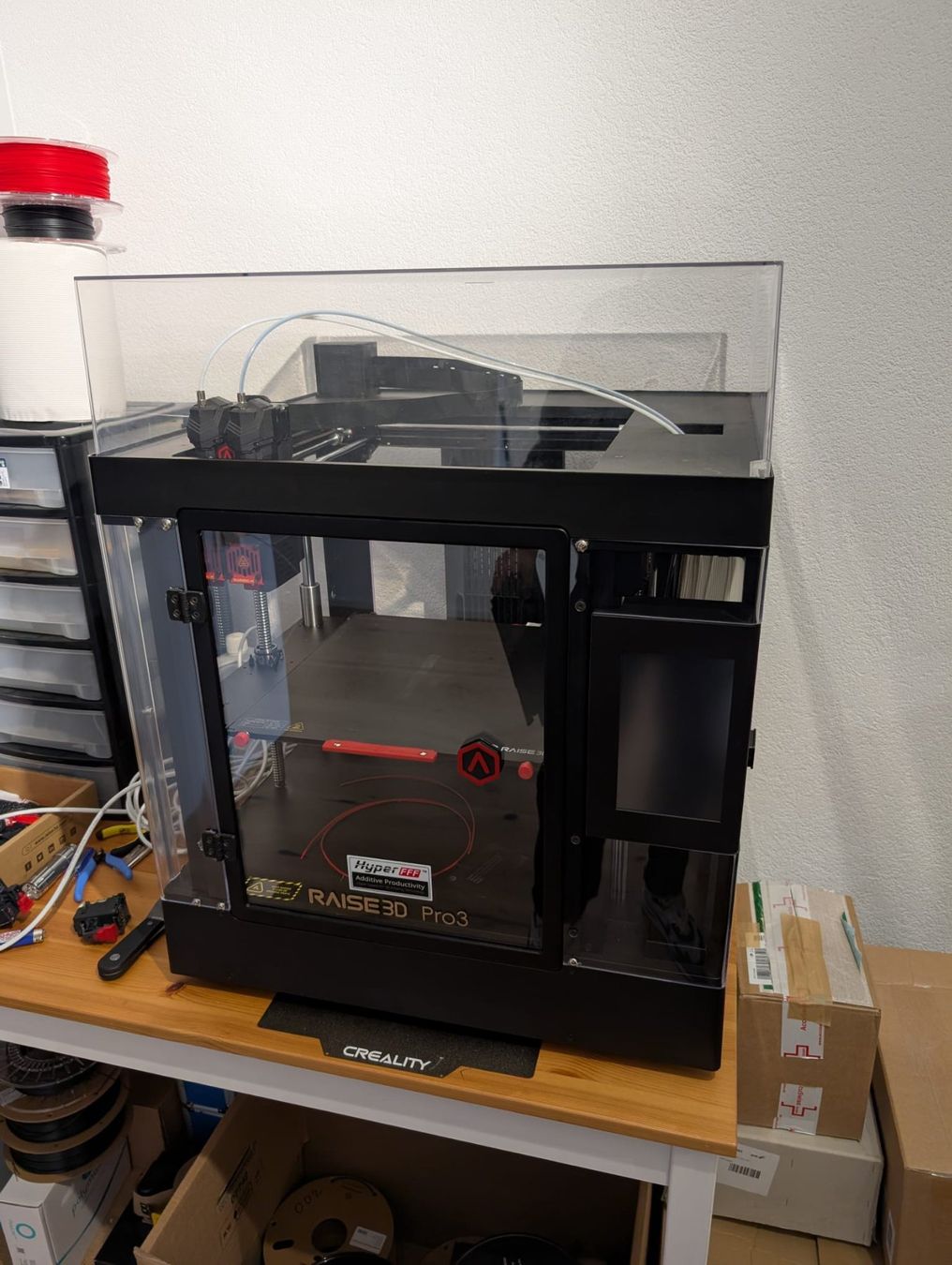 Stampanti 3D: Raise3D Pro3 + Kit Hyper Speed — Imprimante 3D pro – Usato da Develier venduto da centrac