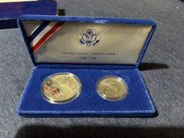 USA Liberty Coins 1886-1986 Gedenkmünzen 