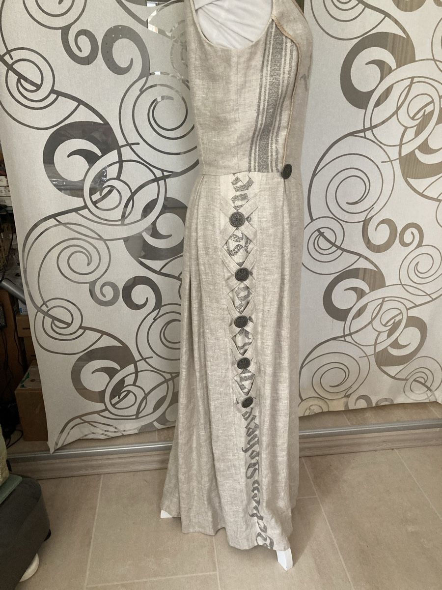 Vestiti: Schönes massives Leinenkleid – Nuovo (secondo la descrizione) da Dietikon venduto da ebegab 4