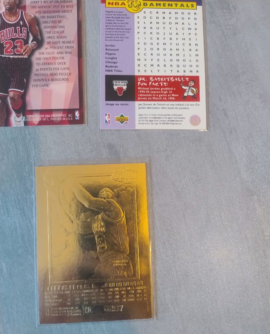 Nba Carte collezionabili: NBA 4 cartes Michael Jordan  – Nuovo (secondo la descrizione) da Martigny venduto da julionix 4