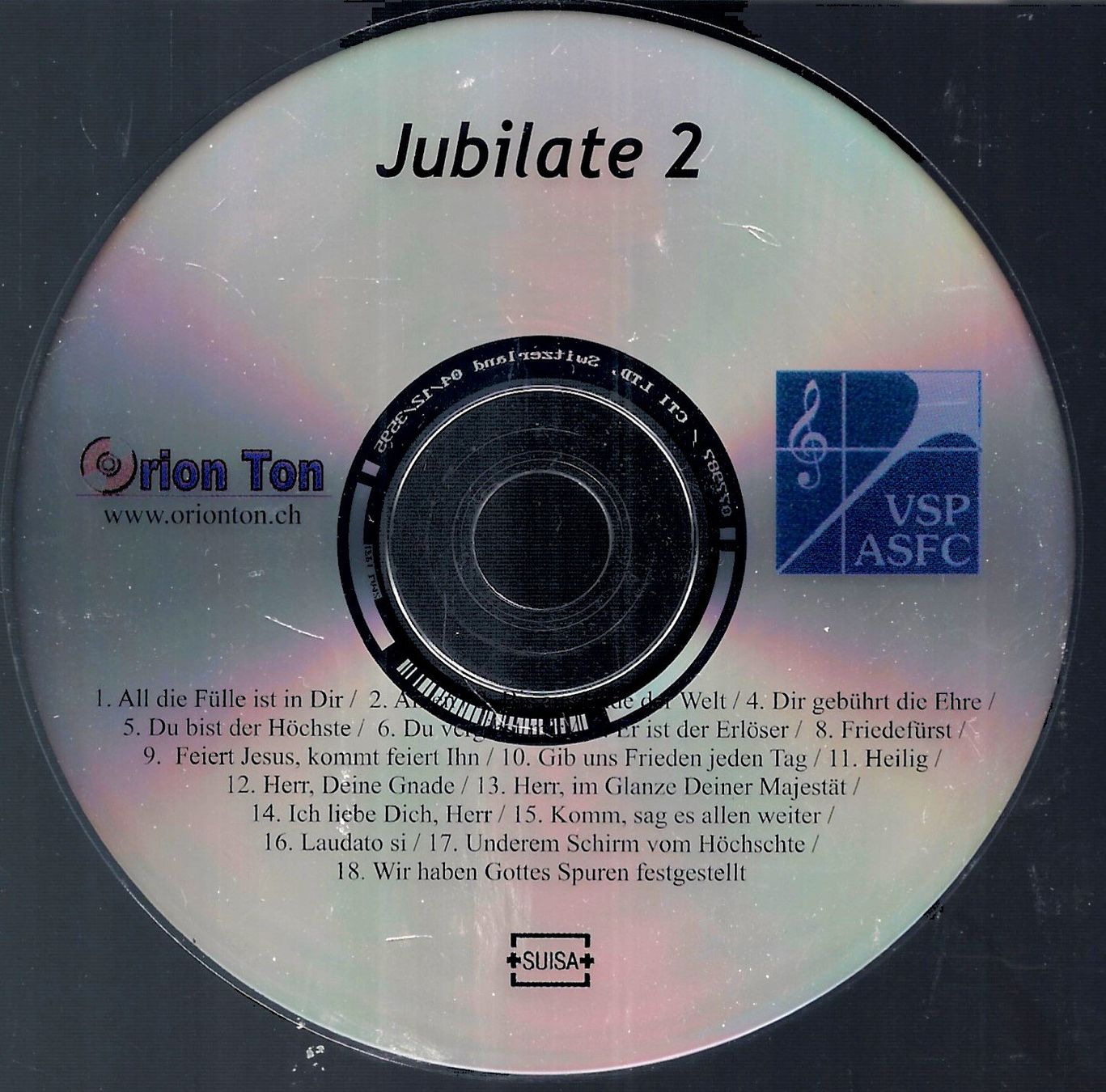 CD: Verband Schweizerische Posaunenchöre JUBILATE Christlich CD – Usato da Kandergrund venduto da Sososo 2