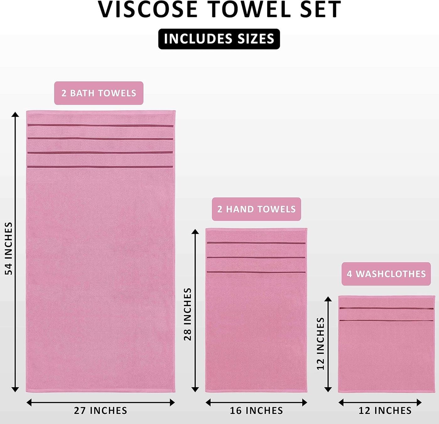 Cuisines complètes: 8er-Pack Handtuch-Set  Pink – Neuf avec emballage d'origine à Nuglar par SaleRitter 1